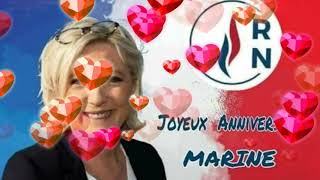Marine Le Pen Presidente Rassemblement National France Joyeux Anniversaire Youtube Marine Le Pen Presidente Rassemblement National France Joyeux Anniversaire Youtube