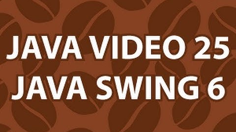 Java Video Tutorial 25