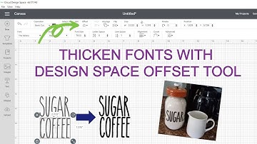 Thickening a Font Using the Offset Tool in Cricut Design Space