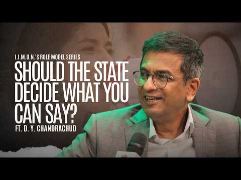 Democracy, Dissent & The Constitution ft. D.Y. Chandrachud at I.I.M.U.N.'s Role Model Series