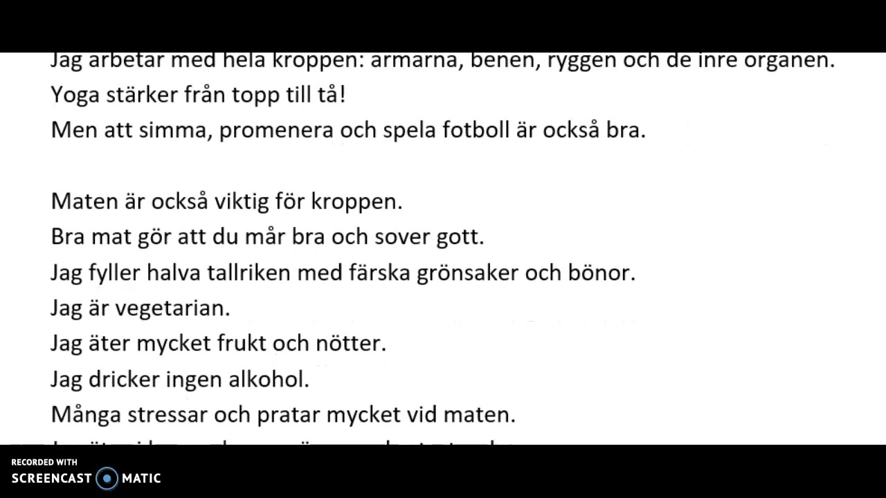 Text "Josef Abadi" Kurs B "Må bra"