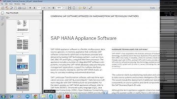 SAP HANA Online Tutorials - Part 1
