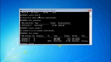 Como crear particiones por comando