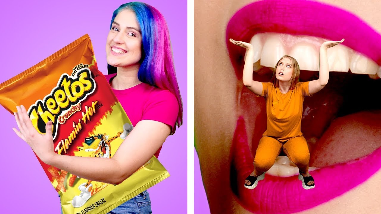 IF FOOD WERE PEOPLE for 24 Hours || Funny Food Situations with Snacks & Candy by Crafty Panda Bubbly