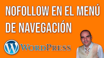 Nofollow en los enlaces del menú de WordPress