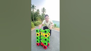 Five Remote Control moka cars ek saath chalaya 😱