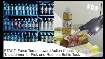 FTACT: Force Torque aware Action Chunking Transformer for Pick-and-Reorient Bottle Task