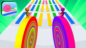 Layers Roll Gameplay All Levels iOS,Android Mobile Walkthrough Game Alltrailers Max Level VM12QY