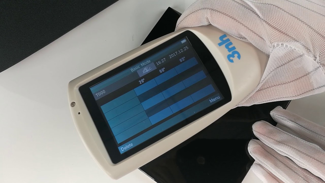 3nh NHG268 gloss meter operation video