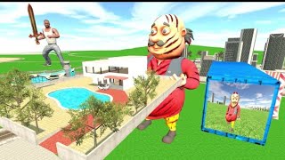 Franklin Open Giant Zombie Motu Mystery Container in Indian Bike Driving 3D: