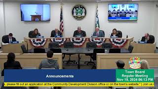 Town Board Meeting - November 19, 2024