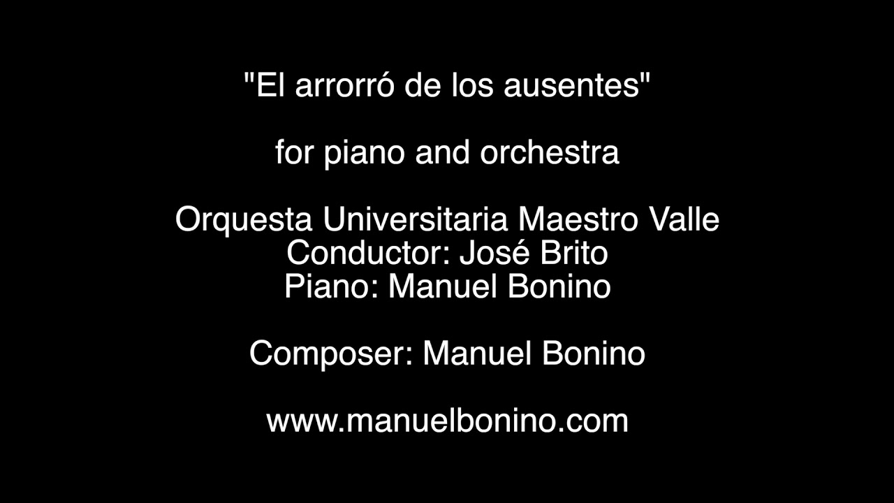 El arrorró de los ausentes (