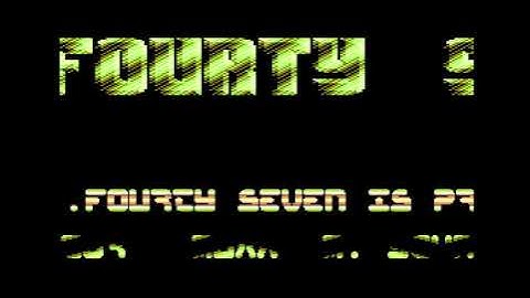 C64 Co Op Intro Preview by 407,Saga Connection! 1989