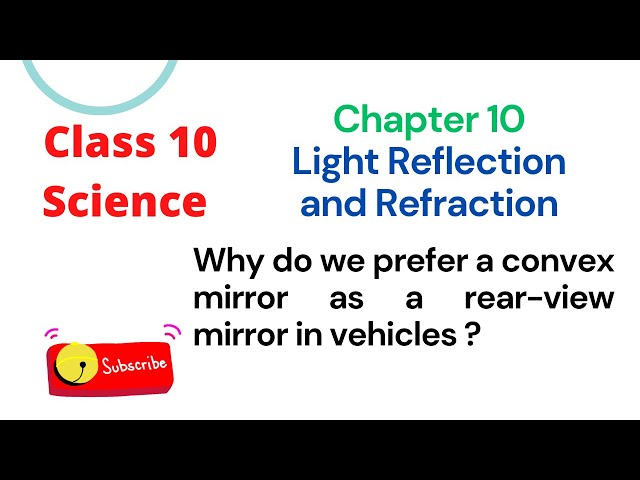 Why Do We Prefer a Convex Mirror in Vehicles? Rear View Mirror in