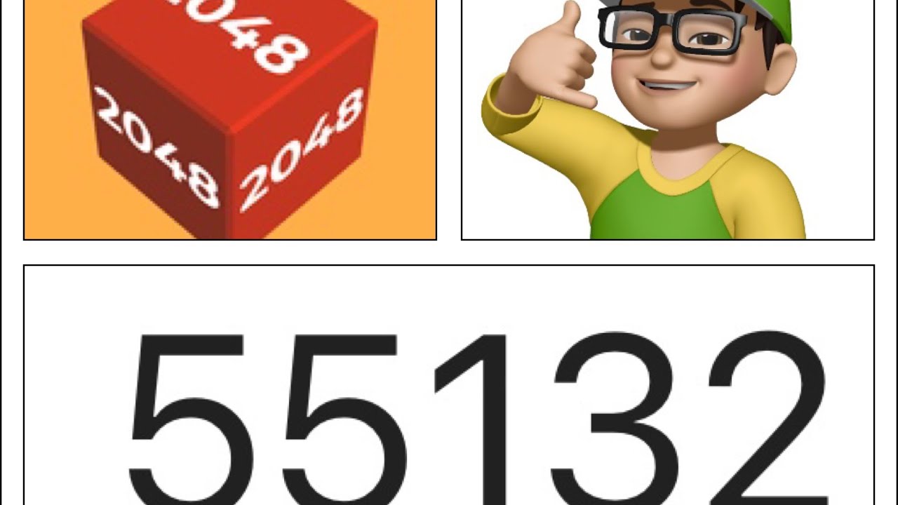 Chain cube #7 getting a score of 55132