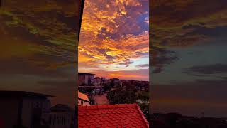 Golden Sky Stunning Sunset View