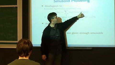 E4896 - L5 Sinusoidal models -  Music Signal Processing - Dan Ellis (2011)