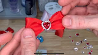 How to Create Simple Collar Bows or Banded Bows for Pets