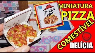 12 DIY Miniaturas de Comidas para Barbie Fácil de Fazer Pizza, Sorvete,  Caneca, Fritas Barbie 