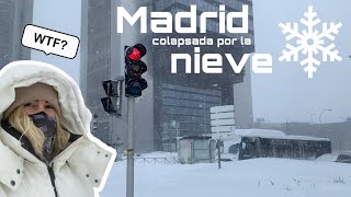 MADRID tras Filomena: TORMENTA DE NIEVE [30h nevando sin parar] ❄