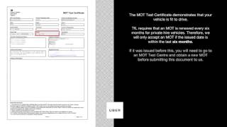 Uber   MOT Test Certificate Guide   Uber