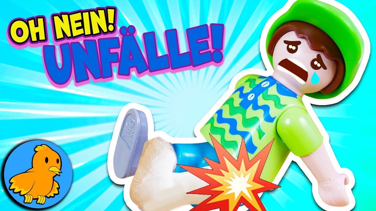 Alle UNFÄLLE bei FAMILIE FEENSTAUB | Playmobil Arten Video | Familie Vogel
