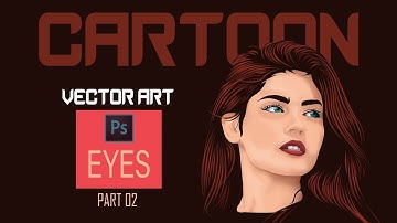 EYES😍😍 | Professional VECTOR ILLUSTRATION/Cartoon Effect/Vector Art | Photoshop Tutorial| Part 2