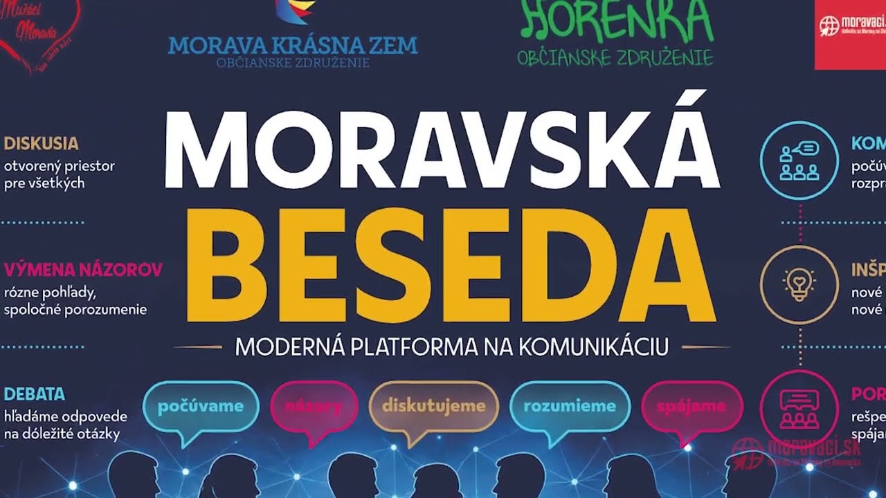 Moravská beseda – Moravská identita, kultúra a budúcnosť na Slovensku