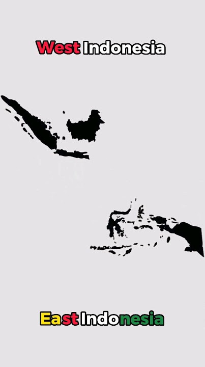West Indonesia VS East Indonesia 🇮🇩 #geography #edit #viral
