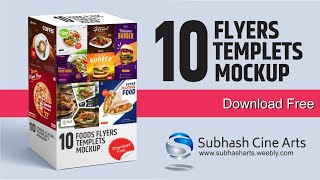 How to 10 Foods Flyers / Templets CDR File | CorelDraw Tutorial 2023 | Free Download | Page - 85