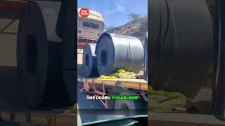 Çelik Rulo Taşıyan Tırlar Neden Kasayı Tamamen Doldurmaz? 🚛⚠️  #keşfet #shorts