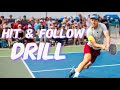Get the fastest hands in pickleball  the hit  follow drill
