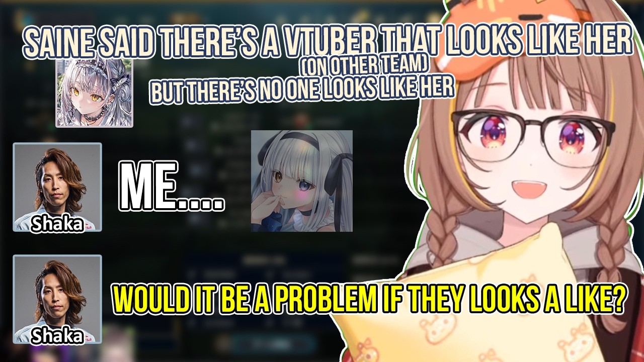 Yuuhi and Shaka tries to figure out which VTuber looks like Saine【Sendo Yuuhi/VSPO】