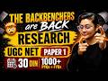 UGC NET Paper 1 Top 1000 PYQs + FYQs | UGC NET Research Aptitude Important Questions | Aditi Mam