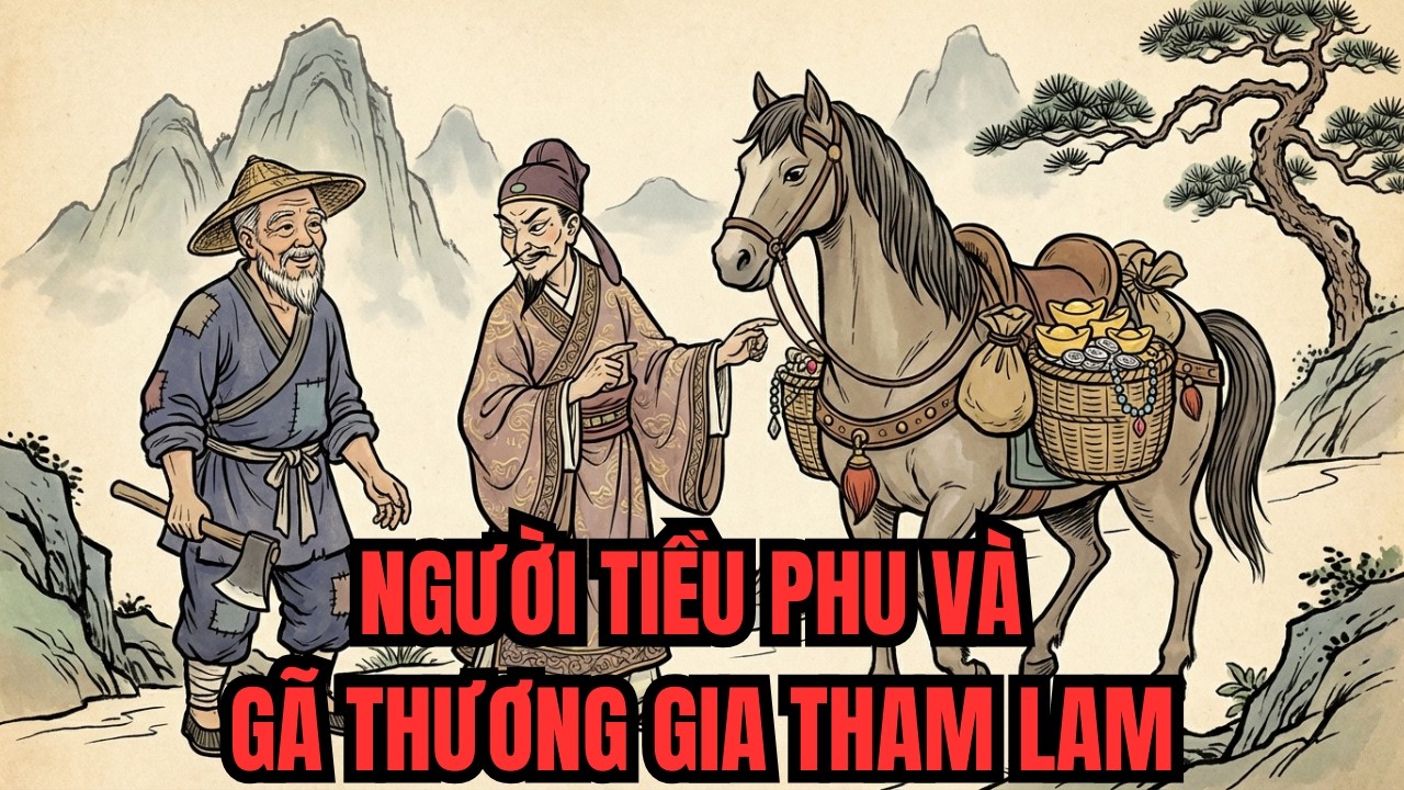 Người Tiều Phu Và Gã Thương Gia Tham Lam | Qua Cầu Rút Ván Và Cái Kết Cho Sự Phản Bội