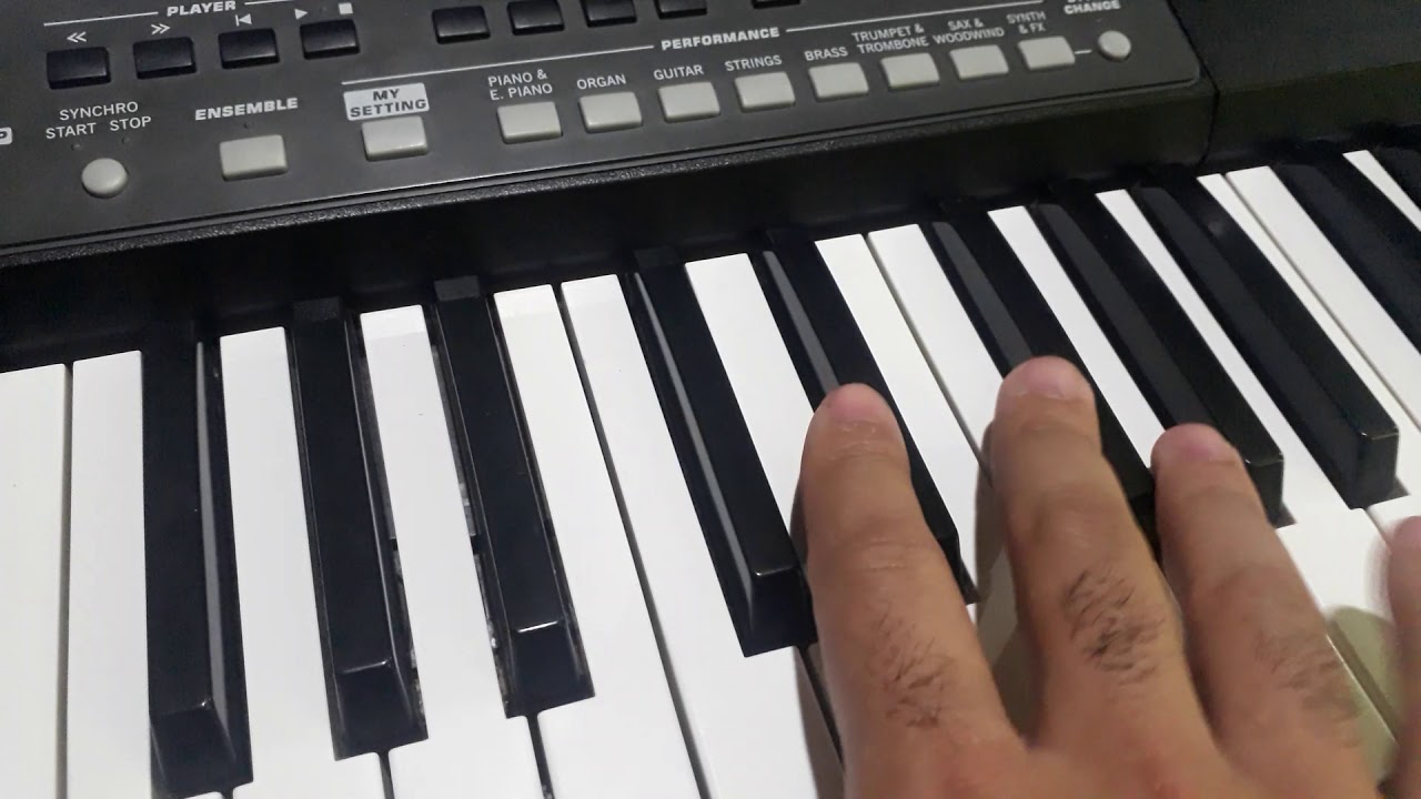 Korg pa 600, colocando sensitive nos timbres.