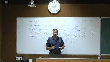Markov chains: Mixing time, cover time, and rate of escape | Lecture 5