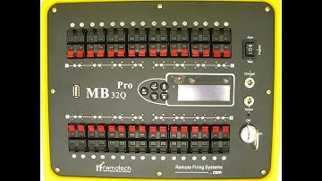 MB32Q Pro Programmable Fireworks Firing System - Igniters and Continuity
