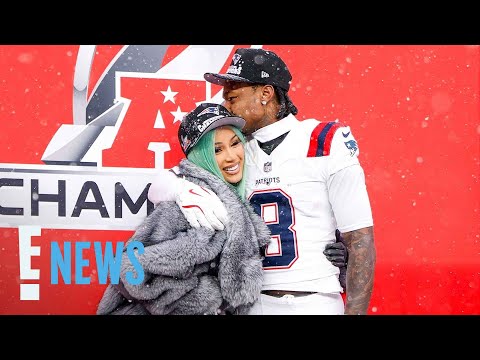 Cardi B, Stefon Diggs Share PDA Moment After Patriots Championship Win | E! News

Cardi B joined Stefon Diggs on the field as he and the New England Patriots secured their spot in Super Bowl LX after defeating the Denver Broncos Jan 25. The &ldquo;ErrTime&rdquo; rapper joined her boyfriend on the field alongside family and friends for the post-game celebration.

#Cardi #Stefon #Diggs #Share #PDA