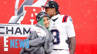 Cardi B, Stefon Diggs Share Pda Moment After Patriots Championship Win E News