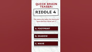 "Mr. Riddle - Riddle 4: Can You Solve Quick brain teaser? 🧠"