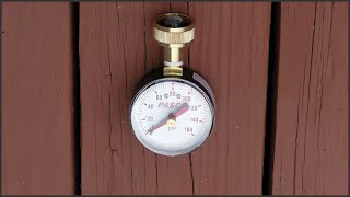 Testing Home Water Pressure