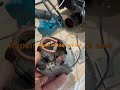 Makita track saw motor fix. It's always the brush contacts #maintenance #workshop #tools