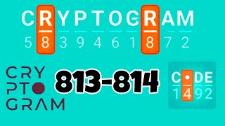 CRYPTOGRAM level 813 814