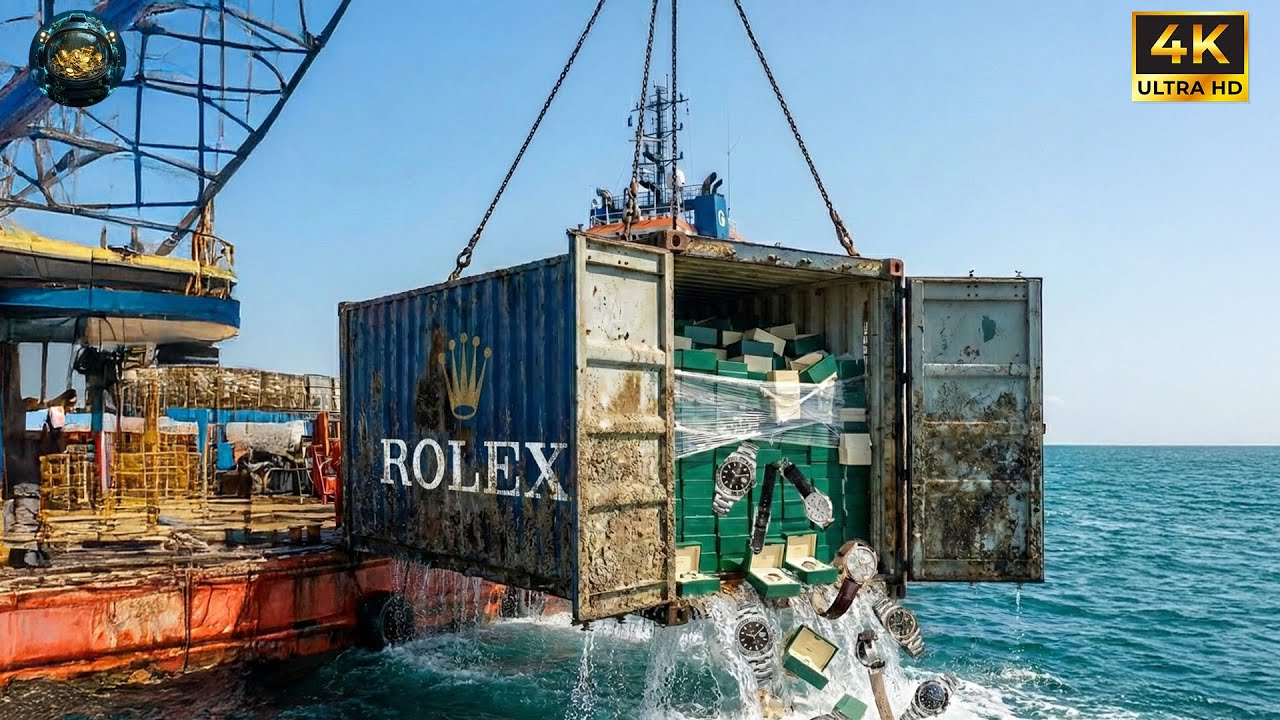 Finding and Opening $345,000,000 Rolex Treasure Recovered From the Ocean Floor
