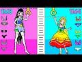 Paper Dolls Dress Up - Short and Tall People Problems - Barbie Story & Crafts