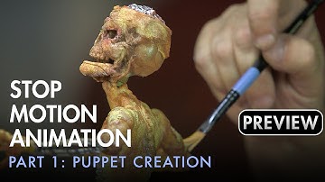 Stop Motion Animation Part 1 - Puppet Creation - PREVIEW