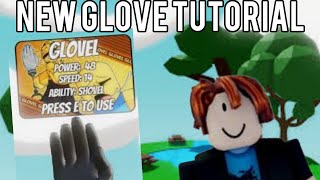 NEW GLOVE "GLOVEL" TUTORIAL AND SHOWCASE (VERY EASY TO GET)🤑🤑🤑👋👋