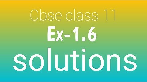 Cbse class 11 maths chapter-1 Sets ex-1.6 solutions