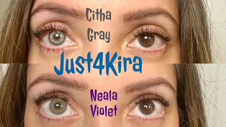 Just4Kira Neala Violet & Citha Gray Contact Lenses
